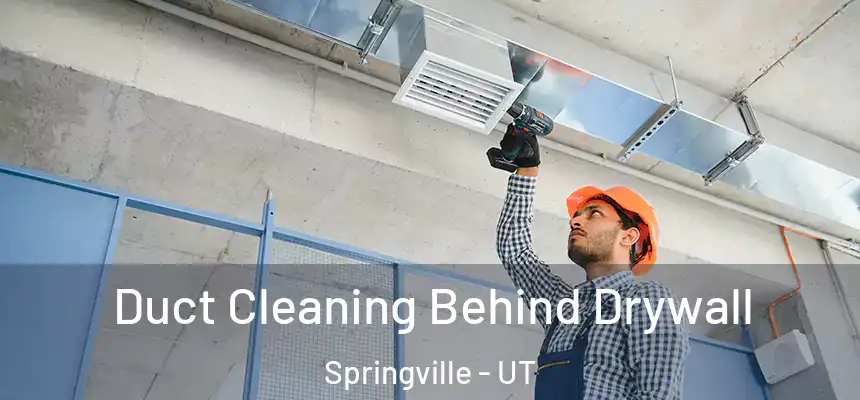 Duct Cleaning Behind Drywall Springville - UT