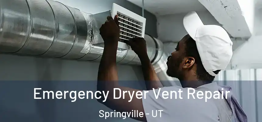  Emergency Dryer Vent Repair Springville - UT