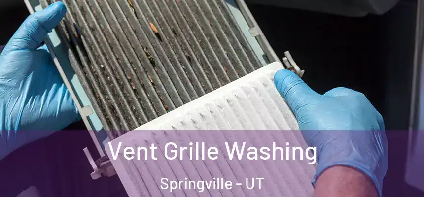 Vent Grille Washing Springville - UT